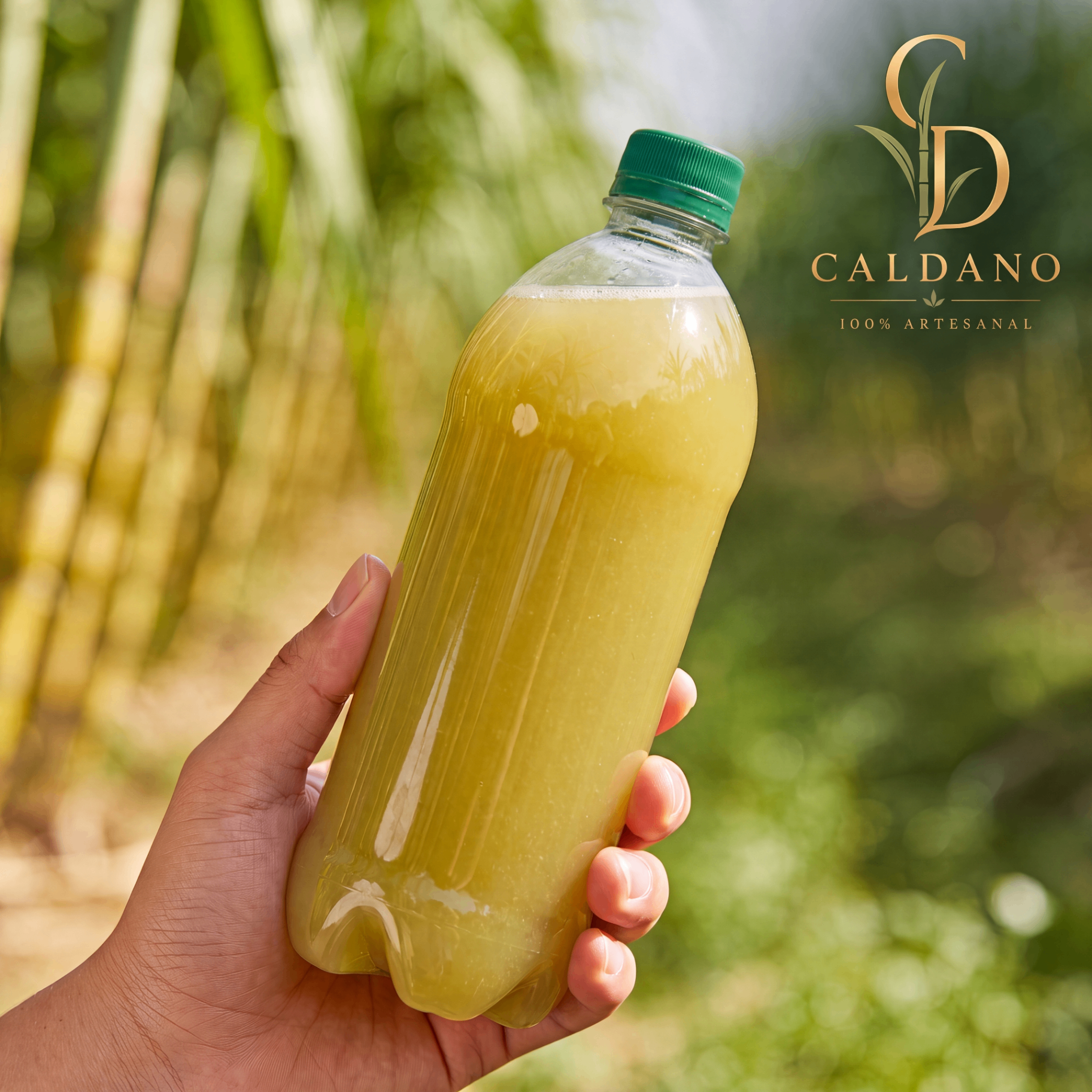 Caldo de cana Caldano no canavial